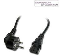 Generique Câble d'alimentation secteur – Compatible PC/Mac – pour imprimante, fax, scanner – Noir