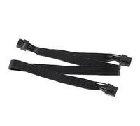 Câble d'alimentation GPU 8 broches vers double 6+2 broches PCIE compatible avec Corsair Modular RM/RMX/RMi/HX/HXi/AXi/SF/TX/TX-M Câble adaptateur d'alimentation