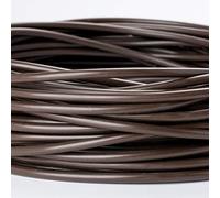 Câble d'Alimentation H03VV-F 3 x 0,75 mm PVC Isolé Rond - Câble de Lampe et de Raccordement (5 m, Marron)