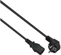 Câble d'alimentation Helos 262656 Fiche à contact de protection 90° noire