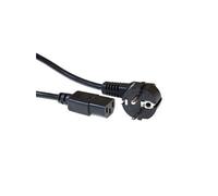 - Câble d'alimentation - IEC 60320 C13 pour CEE 7/7 (M) - CA 230 V - 5 m - connecteur à 90° - noir