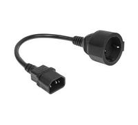 - Câble d'alimentation - IEC 60320 C14 pour power CEE 7/3 (F) - 250 V - 10 A - 20 cm - noir