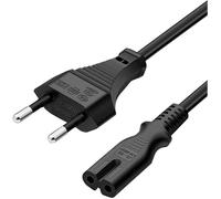 Câble d'alimentation IEC C7 2M NoirEuro Fiche vers Figure 8 Cordon d'alimentation pour Samsung Philips LG Sony TVPS4PC Monitor[99]