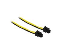 Câble d'Alimentation Interne DeLOCK 85371 - Longueur 0,1m - Connecteur 1 & 2 : Micro-Fit 3.0 4-pin Mâle Droit - Noir/Jaune - Conditionnement Sachet Polyéthylène