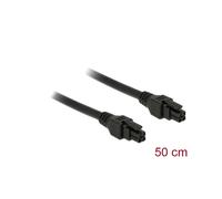 Câble d'alimentation interne DeLOCK 85374 - 0.5m - Connecteur Micro-Fit 3.0 4-pin mâle vers Micro-Fit 3.0 4-pin mâle