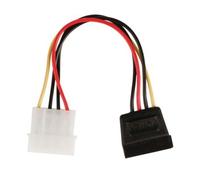 Câble d'alimentation interne Molex Mâle - SATA 15 broches Femelle 0.15 m