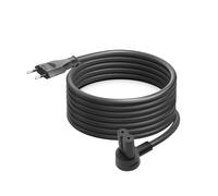 Câble d'alimentation KFD 2m - Remplacement pour Sonos Era 100, Era 300, Five, Arc, Beam, Ray, Sub Mini, Sub 4 - Câble d'extension Secteur avec Prise UE -Noir