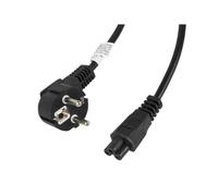 Lanberg Câble d'alimentation C5CA-11CC-003 BK - CEE 7/7 Schuko vers IEC 320 C5, VDE, noir 3 m