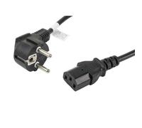 Câble d'alimentation LANBERG CA-C13C-11CC-0018-BK Connecteurs SCHUKO / IEC320 C13 1,8 mètres