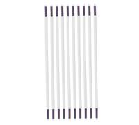Câble d'alimentation LED à 2 Âmes 2x0,5 Mm² en Cuivre Blanc | Lot de 10 Pièces, Conception Plate, Gaine Pvc, Entrée Électrique pour Éclairage Intérieur