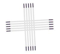 Câble D'alimentation LED à Deux Âmes Cuivre 2x0, 5mm² Blanc | Transmission Stable du Courant, Lot de 10 Pièces, Installation Facile, Gaine Pvc Plate, Usage Intérieur