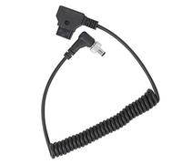 Câble d'alimentation, Ligne Souple, Câble d'alimentation du Moniteur, Prise D-Tap vers Port CC Câble d'alimentation du Moniteur CC Fil d'alimentation à Ressort Noir en Plastique