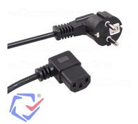 Maclean Câble d'alimentation MCTV-804 – Connecteur à angle – 5 m – Plug EU