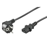 Microconnect PE010410 câble électrique Noir 1 m Prise d'alimentation type E+F Coupleur C13