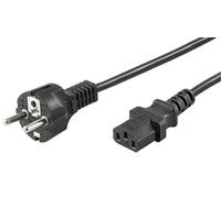 MicroConnect câble électrique PE020410 – 1 m, noir, CEE7/7, coupleur C13