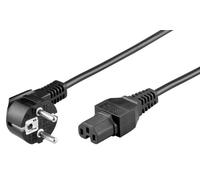 MicroConnect Câble d'alimentation IEC 60320 C15 pour CEE 7/7 (M) 2 m connecteur à 90° noir