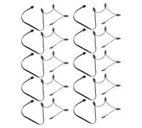 Câble d'alimentation modulaire IDE 4 broches 10X pour Corsair RM1000X RM550X 650X 750X 850X Câble 6 broches vers 4 IDE
