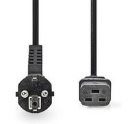 Câble d'alimentation Nedis PCGP10300BK20 Noir Noir G