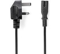 Nedis câble d'alimentation Royaume-Uni fiche 2,0 m noir | ✅ Liquidation : parti=parti