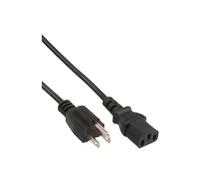 - Câble d'alimentation - NEMA 5-15 (P) pour power IEC 60320 C13 - 5 m - noir - Japon