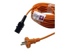 Câble d'alimentation - Nilfisk - VP300 VP600 SALTIX 10 - Longueur 15m - Couleur Orange - Mixte