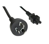 Câble d'alimentation ordinateur portable Argentine/Australie tripolaire noir 2m