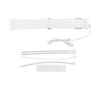 Câble d'alimentation PC ARGB 5 V 3 Broches, Bande Lumineuse RGB pour Carte Mère 24 Broches, GPU 8 Broches avec 44 LED, Matériau en Silicone, Ruban de Regroupement intégré