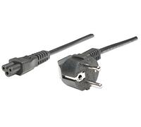 Câble d'alimentation PC Manhattan [1x prise mâle + contact de protection - 1x prise femelle C5]