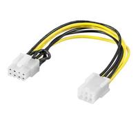 Câble d'alimentation PC PCI Express 6pin > 8pin Goobay Goobay