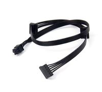 Câble d'alimentation PCI Express 6 broches mâle pour GPU, 1 à 3 SATA SSD