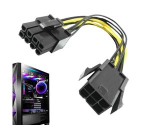 Câble D'alimentation PCI Express - Connecteur GPU À Six À Huit Broches, Fil De Cuivre À Haute Conductivité, Prise D'interface Sécurisée | Composant Fiable Pour Le Matériel De Jeu, Pièce Accessoire Inf