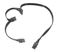 Câble d'alimentation PCIe 6 broches mâle vers 3 SATA pour la série Seasonic Focus