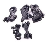 Câble d'alimentation PCIe, 8 broches 6 + 2 broches IDE SATA CPU 4 + 4 broches ATX 24 broches pour CORSAIR RMx Series RM1000x RM850x RM750X RM650x RM550x 18 broches-10 broches