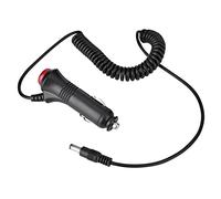 Câble d'alimentation pour Allume-Cigare de Voiture 12 V, Fil de cuivre Pur de Haute qualité avec Interrupteur et Voyant Lumineux pour Le Chargement de Voiture, Noir, 1,9 m, 5,5 x