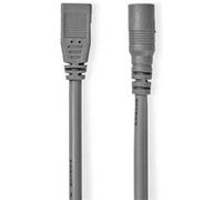 Câble d'alimentation pour bande de LED Nedis LERBCC100 Gris G