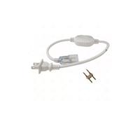 Câble d'alimentation pour bande LED haute tension, avec connecteurs, longueur réglable, idéal pour les installations d'éclairage.