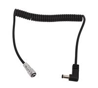 Câble d'alimentation pour BMPCC 4K 6K, Câble d'alimentation à Ressort 2Pin Remplacement du Cordon d'alimentation CC de la Caméra pour BMPCC 4K 6K