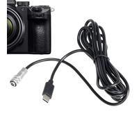 Câble d'alimentation pour caméra | Accessoire électronique avec Protection Contre Les surintensités,Cordon connecteur pour Appareil Photo | pour photographes Hommes Femmes utilisateurs Solo