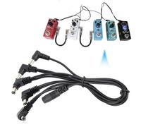 Câble d'alimentation pour effet de guitare, cordon répartiteur CC à 5 voies, câble en marguerite d'électrode, répartiteur d'alimentation pour effets de guitare pour équipement