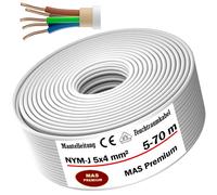 Câble D'Alimentation Pour Environnement Humide NYM-J 5x4 Mm²