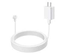 Câble d'alimentation pour Google Nest Cam extérieur ou intérieur, batterie (2ème génération) de 5 m, câble de charge résistant aux intempéries avec adaptateur pour Nest Cam (batterie), câble de charge
