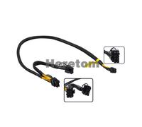 Câble d'alimentation pour modification de carte GPU,Mini 8 broches à 8 + 8 broches (6 + 2),câble petPCI-E,serveur HPE DL580 G10,traîné,50cm - Type 0.5M