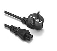 Câble d'alimentation pour ordinateur portable 1.2m 6ft 3m EURO UE Bouchon de Schuko IEC C5 Cordon d'alimentation adapté à HP Fit pour Dell Fit pour Lenovo Fit pour le moniteur d'ordinateur TV LG Impri