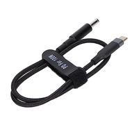 Câble d'alimentation pour Ordinateur Portable, Charge Rapide 100 W, | Compatible avec , câble en cuivre étamé, utilisation domestique et au bureau, support de charge PD, attache de câble de