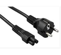 Câble d'alimentation pour ordinateur portable - Fiche Schuko - 1 à 1,5 m - 3 broches - Certifié AC VDE - Compatible avec HP IBM, Acer, Dell, Lenovo, Mickey Mouse (1 m droit)