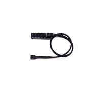 Câble d'alimentation pour ventilateur PWM 4 broches, répartiteur 1 vers 5 pour refroidissement interne de boîtier PC, améliore l'esthétique et