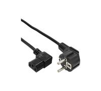 - Câble d'alimentation - power CEE 7/7 (P) incliné pour power IEC 60320 C13 angle droit - 5 m - noir
