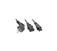 - Câble d'alimentation - power CEE 7/7 (P) pour power IEC 60320 C13, IEC 60320 C5 - noir