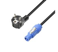 Adam Hall Câble d'alimentation Powercon 1.5m - Câble alimentation - Powercon - Longueur 1,5 m - Connecteurs préassemblés - Norme EU