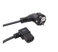 Maclean Câble d'alimentation MCTV-804 – Connecteur à angle – 5 m – Plug EU